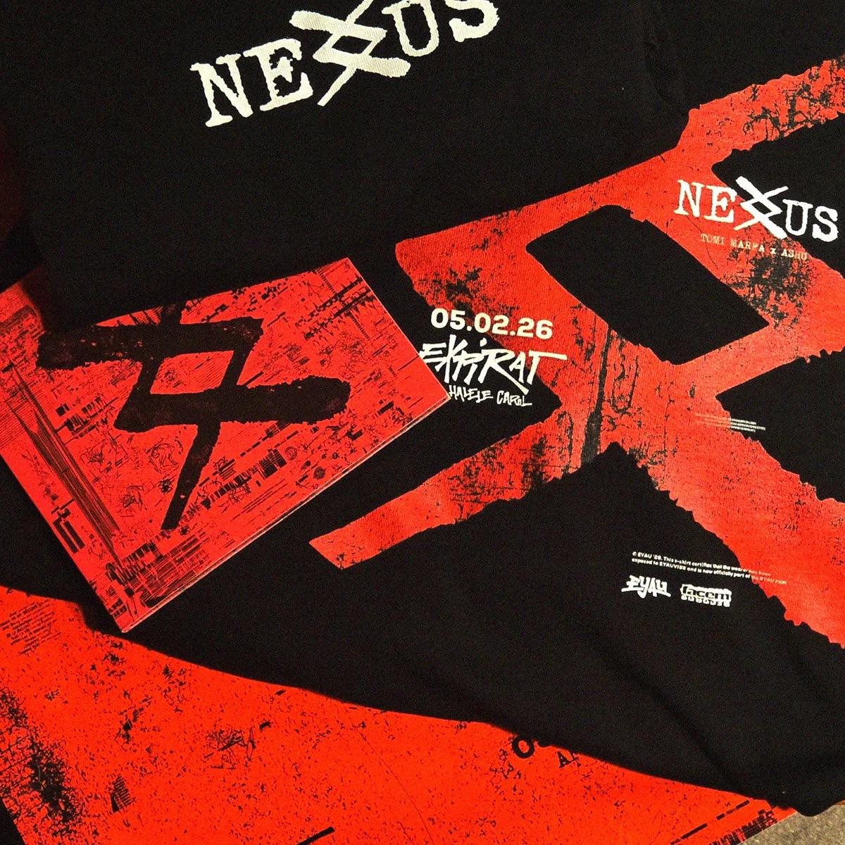 Nexus physical album, poster and printed merchandise