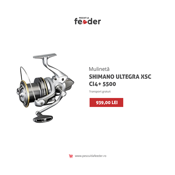 Fishing-reel product promotion in the Pescuit la Feeder layout system